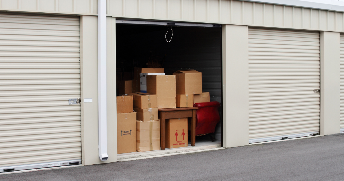 Stored furniture and appliances