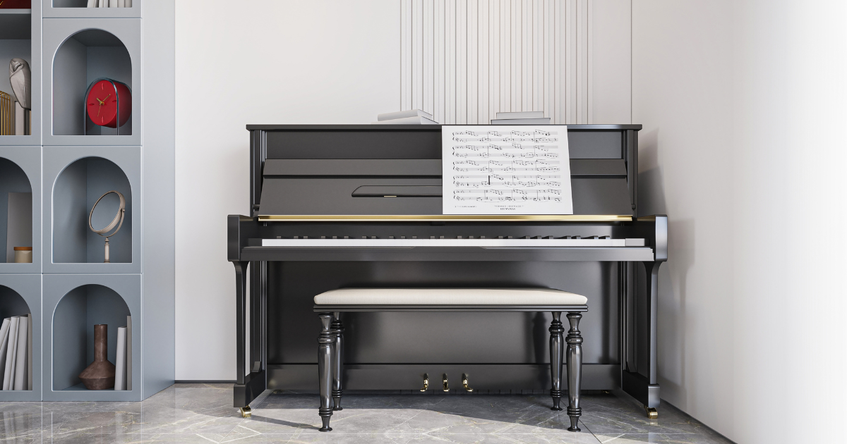 Piano allocated on a new property