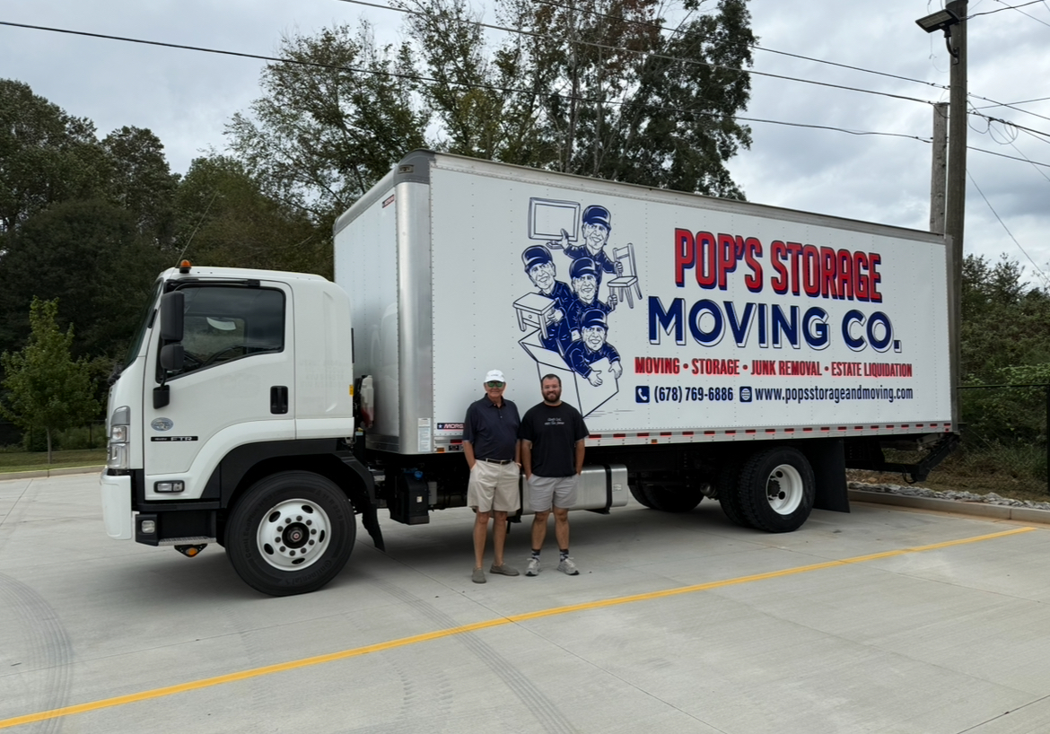 Pop's Storage and Moving Truck